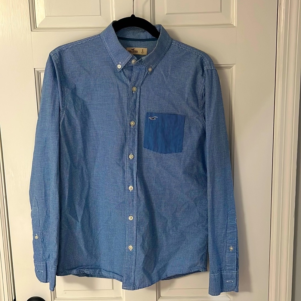 ♥️ Hollister Long Sleeve Button Down Men’s Small